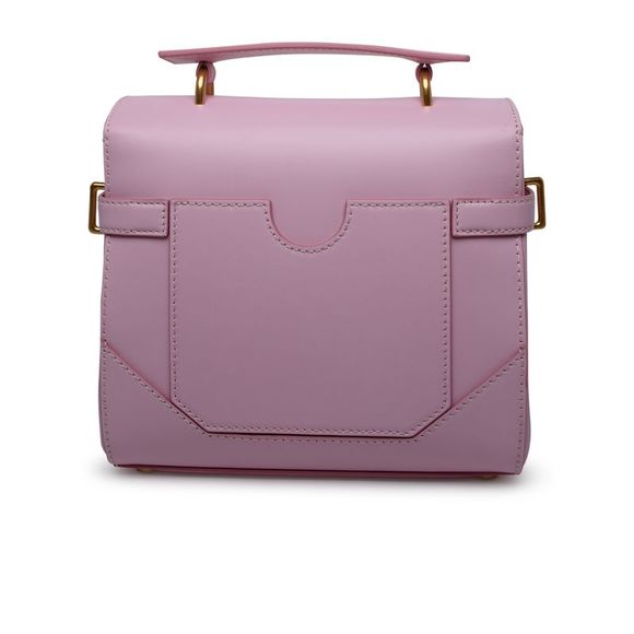 BALMAIN B-Buzz 23 Pink Leather Bag - Picture 3 of 3